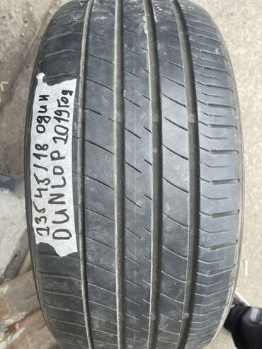 шина 225 55 18: Шины 235 / 45 / R 18, Лето, Б/у, 1 шт, Легковые, Япония, Dunlop