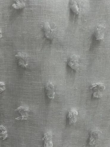 Tekstil: Yeni, Kətan Tül, rəng - Ağ, Ünvandan götürmə, Pulsuz çatdırılma, Ödənişli çatdırılma