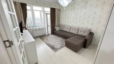 продается 2 комнатная квартира рядом ул ахунбаева: 1 комната, 43 м², Элитка, 11 этаж, Дизайнерский ремонт