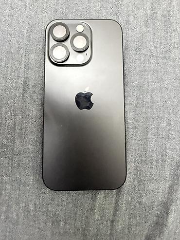 Apple iPhone: IPhone 16 Pro, Б/у, 256 ГБ, Black Titanium, Защитное стекло, Чехол, 89 % — 1