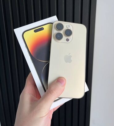 Техника для кухни: IPhone 14 Pro, 256 ГБ, Matte Gold, Гарантия, Кредит, Беспроводная зарядка