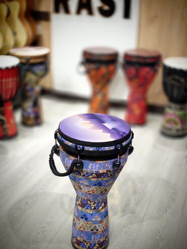 Darbukalar: DJEMBE Africa Drums " Wodden Pvs" Afrika nagarasi Djembə Djembe ritm — 5