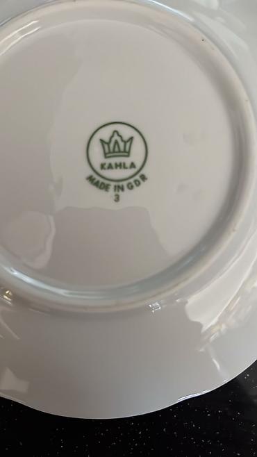 Qab-qacaq və mətbəx ləvazimatları: Çay dəsti, rəng - Ağ, Farfor, 1 nəfərlik, Almaniya — 2