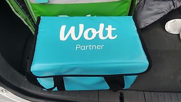 wolt курьер: Wolt Kuryer Çantası Yeni Avtomobil üçün — 1