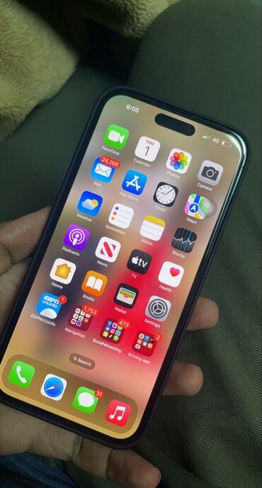 айфон 7 с: IPhone 14 Pro, Новый, 512 ГБ, Наушники, Зарядное устройство, Защитное стекло