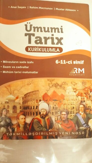 ümumi tarix 10 pdf: Anar İsayevin Ümumi tarix kitabıdır. 2022 ci ildir. Tam səliqəli