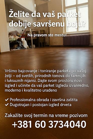 Usluge u domaćinstvu: Parketarske usluge – kompletna obrada, obnova i ugradnja podova — 3