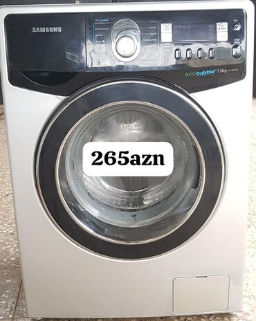 Kondisionerlər: Paltaryuyan maşın Samsung, 7 kq, İşlənmiş, Avtomat