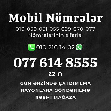 mobile aksesuar: Nar nömrə sifarişi 🔸Nə sual varsa buyurun 🔸 * Zəng və whatsapp daimi