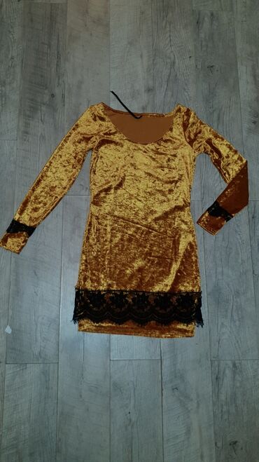 sandale od plute: S (EU 36), color - Gold, Cocktail, Long sleeves