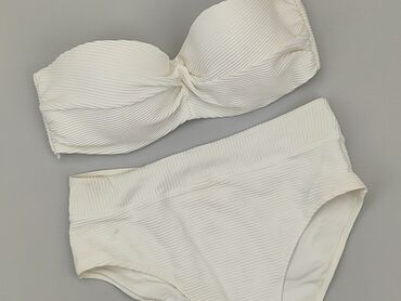 białe bluzki do stroju ludowego: Two-piece swimsuit H&M, M (EU 38), Synthetic fabric, condition - Very good