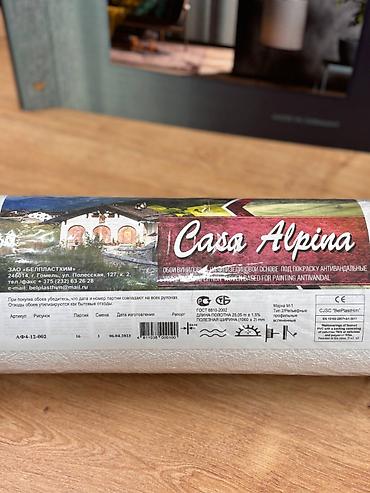 Виниловые обои: Виниловые обои под покраску Casa Alpina (антивандальные) - Основа — 3