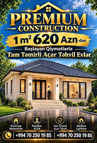 Xidmətlər: Premium Construction – tam təmirli “açar təhvil” evlərin tikintisi - — 1