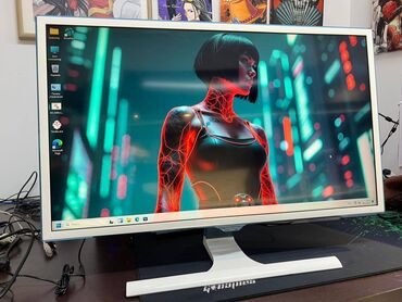 samsung a72: Монитор, Samsung, Б/у, LED, 32" - 33"