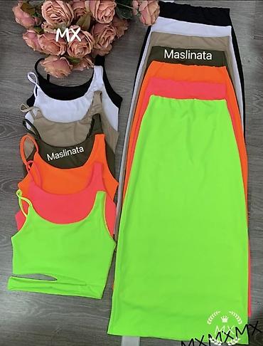 leto: 🔥Top ženski komplet – top i uska midi suknja
2000 din — 10