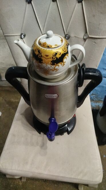 Техника для напитков: Elektrik samovar-çaydan dəsti - Marka: Sonifer (korpus üzərində loqo