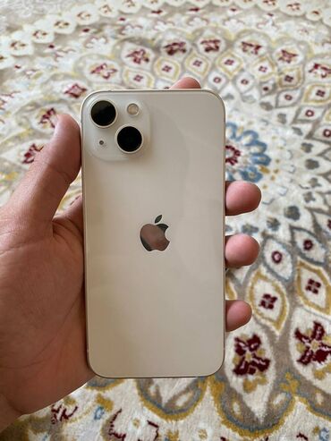 купить офицерский планшет: IPhone 13, Б/у, 128 ГБ, Старлайт, Кабель, 81 %