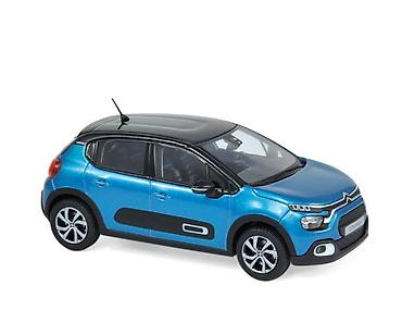 odece: 🚗 Citroën C3 2020 – Blue & Black – Norev (1:43) Norev Citroën C3 — 1