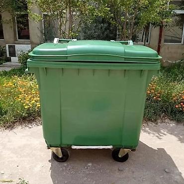 Tullantı qabları: Məişət Tullantı qutuları. 20 lt den 1100 lt qeder movcuddur. Plastik — 10