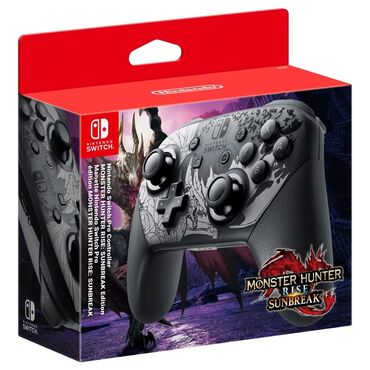 vr очки с контроллерами бишкек: Контроллер Nintendo Switch Pro Controller - Monster Hunter Rise