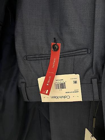 Kişi geyimləri: Calvin Klein orijinal brendinə məxsus kostyum. 450 $ (dollara) — 3