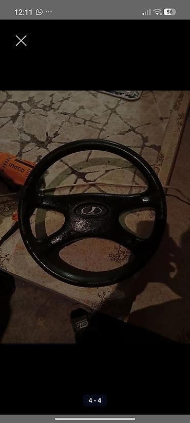 Рули: LADA sükan çarxı - Orijinal LADA loqolu 3-spok dizayn - Material — 2