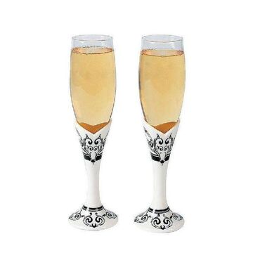 Стаканы: Фужеры для шампанского - отличный подарок на свадьбу или на день