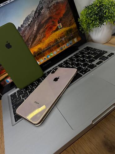 Apple iPhone: IPhone Xs Max, Б/у, 64 ГБ, Золотой, 76 % — 14