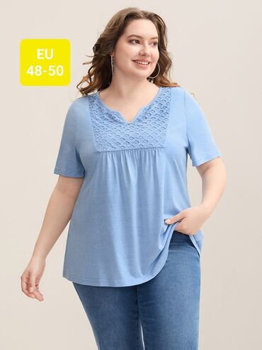 ženske mokasine 2022: 4XL (EU 48), Single-colored, color - Light blue