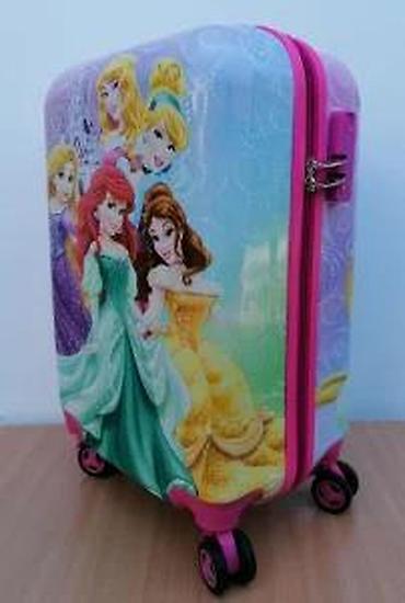 Rančevi, torbe i koferi: Dečiji kofer sa motivom Disney princeza - Tvrda školjka sa sjajnim — 5