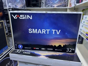Телевизоры: Телевизоры YASIN 32E9000 android smart tv 81 см диагональ!!! Низкая