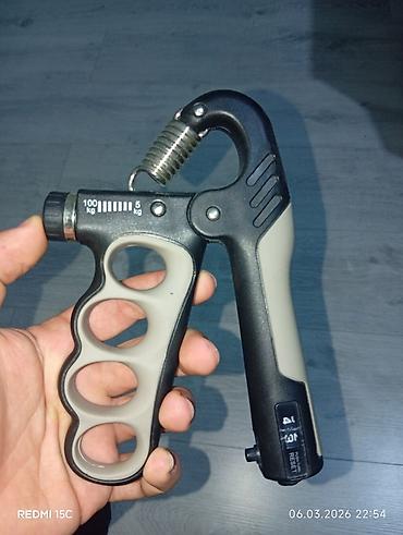 isma challenger: Tənzimlənən əl məşqçisi (hand gripper) - Güc diapazonu: 5–100 kq — 1