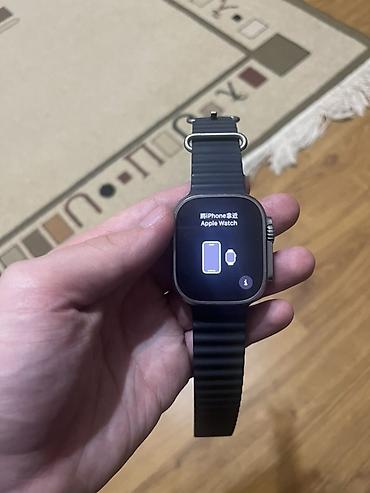 Smart saatlar: İşlənmiş, Smart saat, Apple, Sensor ekran, rəng - Qara — 1