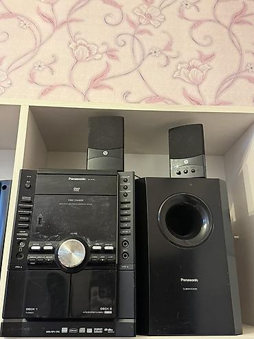 panasonic музыкальный центр: Endirim olar. Panasonic SA-VK760 ev audio sistemi Komplekt: - Mərkəzi — 2