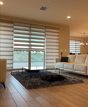 Jalüzlər: Zebra jalüz pərdələr - Model: Zebra (ikili qat, işıqlı-qaranlıq — 4