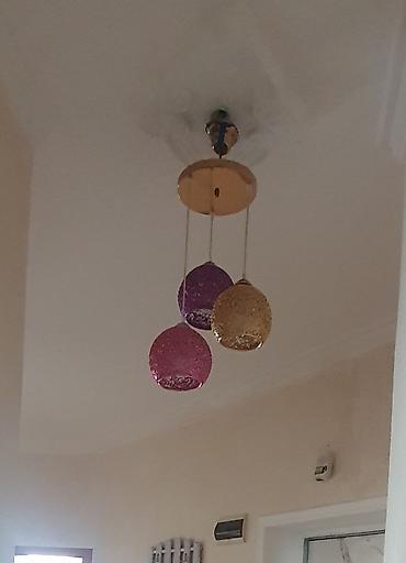 İşıqlandırma: Çılçıraq, 3 lampa, Metal — 1