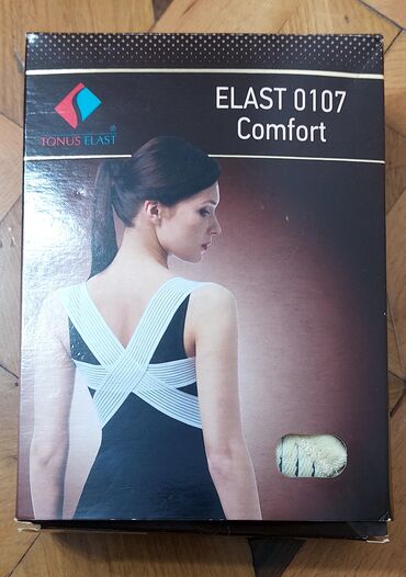 onurga eyriliyi ucun karset: Tonus Elast “ELAST 0107 Comfort” bel‑çiyin duruş korrektoru -