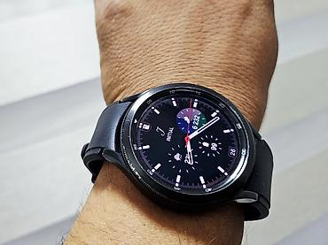 Акылдуу сааттар: Samsung Galaxy Watch4 (чёрные) - Классический круглый корпус с — 5