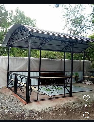 Беседки: Беседка 2 x 50 x 50 м, Металл — 26