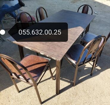 Masa və oturacaq dəstləri: Mətbəx üçün, Yeni, Açılmayan, Kvadrat masa — 7