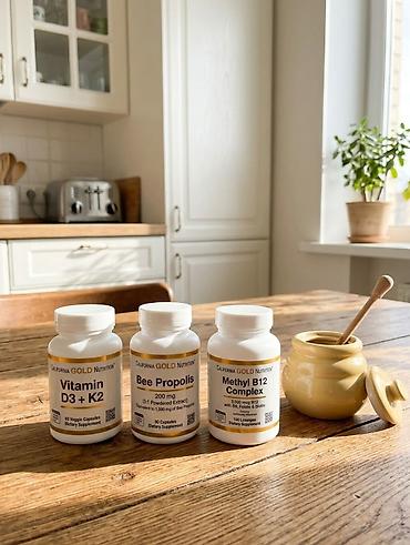 California Gold Nutrition qida əlavələri seti - Vitamin D3, 125 mcg