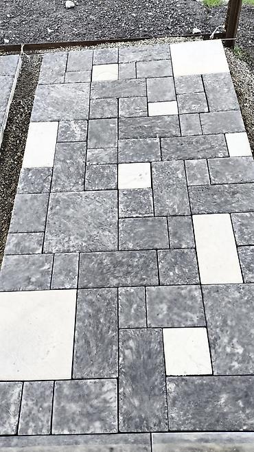 Тротуарная плитка: Тротуарная плитка вибролитая (комплектные наборы и бордюр) - Тип — 5