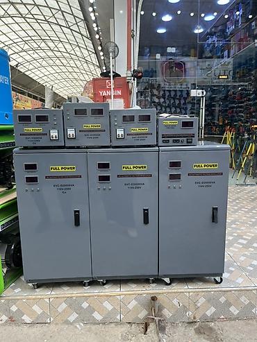 Yeni, Sənaye üçün, 1 faza, Gərginliy stabilizatoru, 220/110 V, Pulsuz çatdırılma, Kredit yoxdur