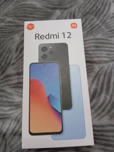 xiomi redmi 12: Xiaomi Redmi Note 12, 128 GB, rəng - Qara, 
 Zəmanət, Barmaq izi, İki sim kartlı