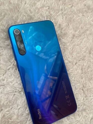 Xiaomi: Xiaomi Redmi Note 8, 32 GB, rəng - Göy, 
 Zəmanət, Sensor, Barmaq izi