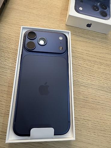 16 iphone: IPhone 17 Pro Max, Б/у, 256 ГБ, Синий, Коробка, 93 % — 1