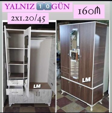 Dolablar: Yeni, Açılan, 3 qapılı Düz dolab, Qarderob, paltar dolabı, Türkiyə -da lalafo.az — 2 Dolablar: Yeni, Açılan, 3 qapılı Düz dolab, Qarderob, paltar dolabı, Türkiyə — 2