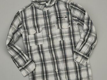 tommy vercetti koszula: Shirt 5-6 years, condition - Good, pattern - Cell, color - Grey