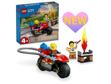 детский мотоциклы: Lego City 🏙️ 60410,Пожарный мотоцикл 🏍️ Новинка января 2024 Года!