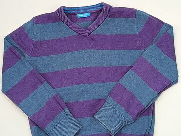 fioletowy sweterek: Sweterek, 4-5 lat, 110-116 cm, stan - Bardzo dobry